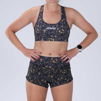 Zoot Sports RUN BOTTOMS Women's Ltd Run 3" Short - Cheetah