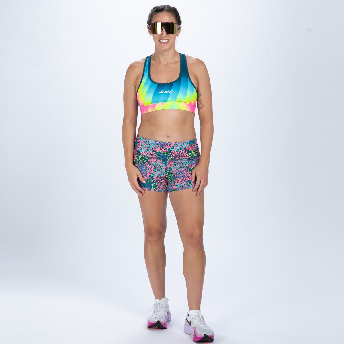 Zoot Sports RUN BOTTOMS Women's Ltd Run 3" Short - Costa Del Sol