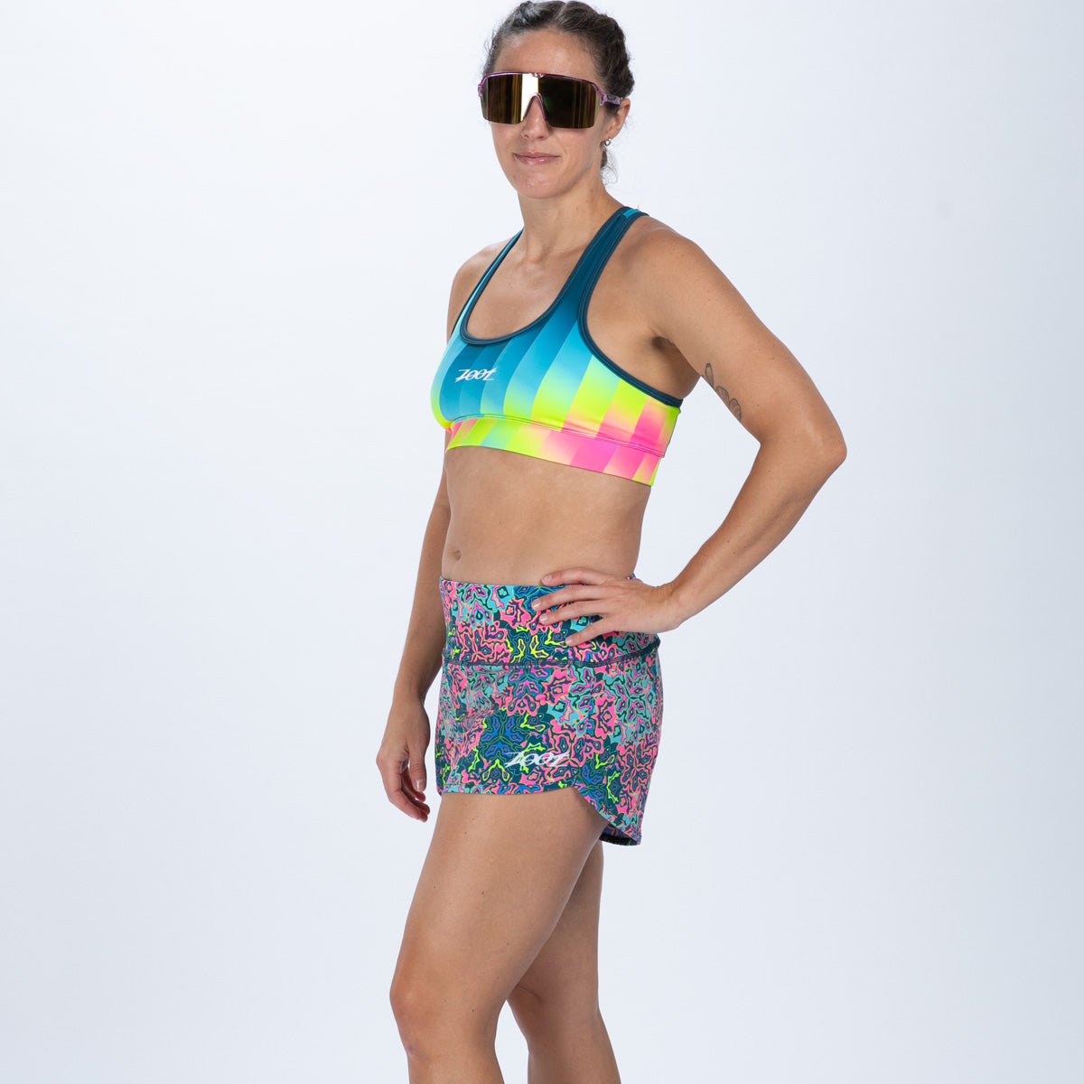 Zoot Sports RUN BOTTOMS Women's Ltd Run 3" Short - Costa Del Sol