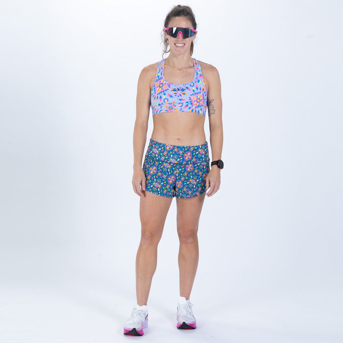 Zoot Sports RUN BOTTOMS Women's Ltd Run 3" Short - Kaleidoscope