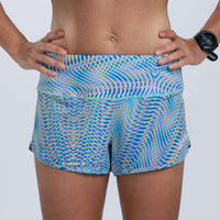 Zoot Sports RUN BOTTOMS Women's Ltd Run 3" Short - Koa Blue