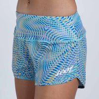 Zoot Sports RUN BOTTOMS Women's Ltd Run 3" Short - Koa Blue