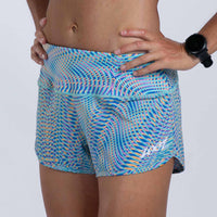 Zoot Sports RUN BOTTOMS Women's Ltd Run 3" Short - Koa Blue