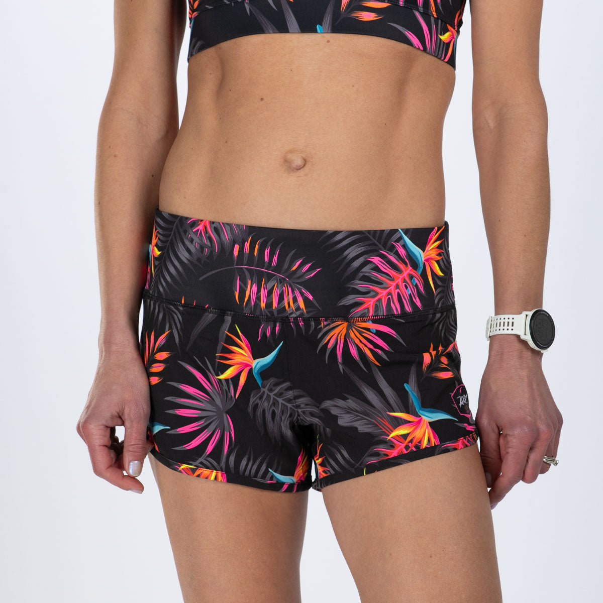 Zoot Sports RUN BOTTOMS Women's Ltd Run 3" Short - Tropical Magic