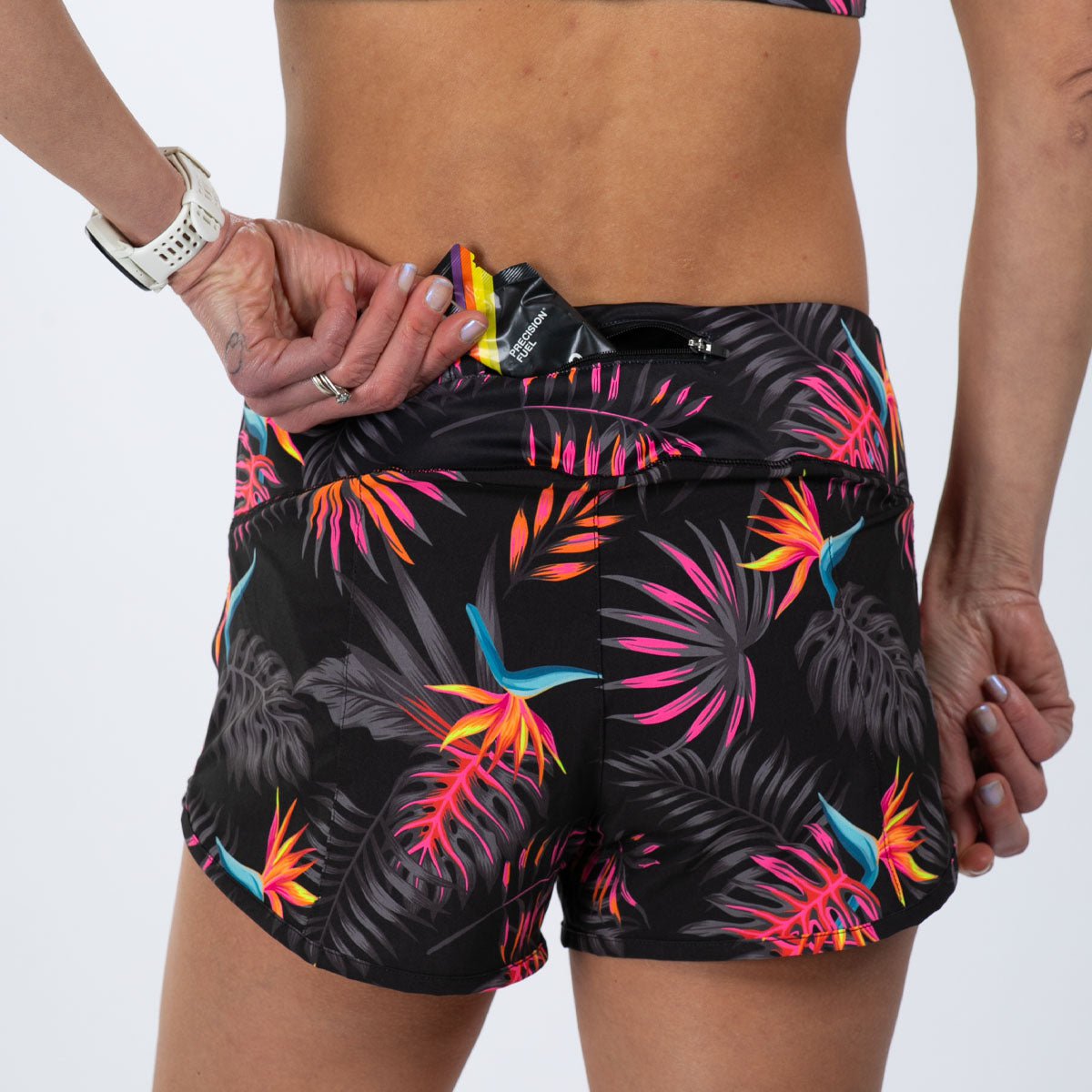 Zoot Sports RUN BOTTOMS Women's Ltd Run 3" Short - Tropical Magic