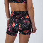Zoot Sports RUN BOTTOMS Women's Ltd Run 4" Pulse High-Rise Short - Tropical Magic
