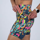Zoot Sports RUN BOTTOMS Women's Ltd Run 6" Pulse High-Rise Short - Brave