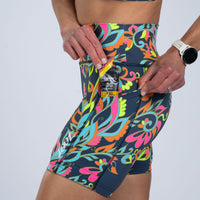 Zoot Sports RUN BOTTOMS Women's Ltd Run 6" Pulse High-Rise Short - Brave