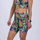 Zoot Sports RUN BOTTOMS Women's Ltd Run 6" Pulse High-Rise Short - Brave