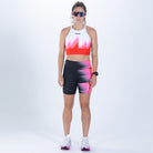 Zoot Sports RUN BOTTOMS Women's Ltd Run 6" Pulse High-Rise Short - Yo Yo Yo