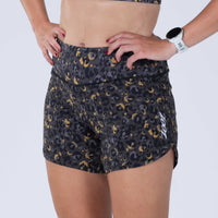 Zoot Sports RUN BOTTOMS Women's Ltd Run 6" Short - Cheetah