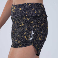 Zoot Sports RUN BOTTOMS Women's Ltd Run 6" Short - Cheetah