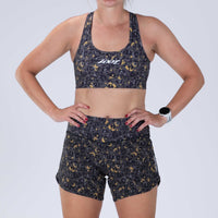 Zoot Sports RUN BOTTOMS Women's Ltd Run 6" Short - Cheetah