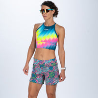 Zoot Sports RUN BOTTOMS Women's Ltd Run 6" Short - Costa Del Sol