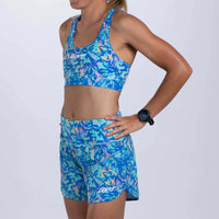 Zoot Sports RUN BOTTOMS Women's Ltd Run 6" Short - Koa Blue