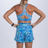 Zoot Sports RUN BOTTOMS Women's Ltd Run 6" Short - Koa Blue