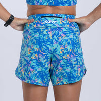 Zoot Sports RUN BOTTOMS Women's Ltd Run 6" Short - Koa Blue