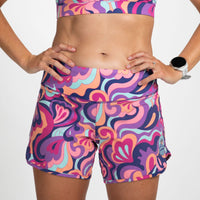 Zoot Sports RUN BOTTOMS Women's Ltd Run 6" Short - La Mer