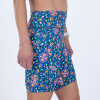 Zoot Sports RUN BOTTOMS Women's Ltd Run 8" Pulse High-Rise Short - Kaleidoscope