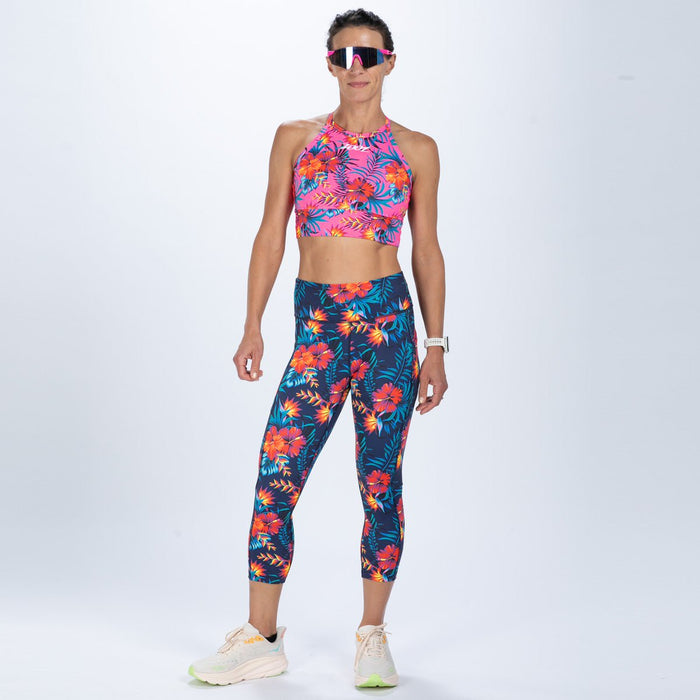 Zoot Sports RUN BOTTOMS Women's Ltd Run High Rise Capri - Queen K