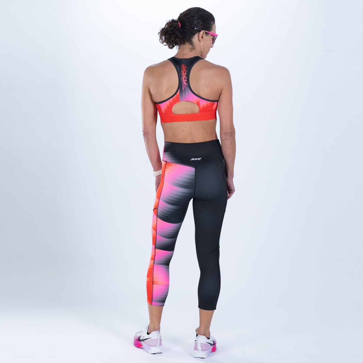 Zoot Sports RUN BOTTOMS Women's Ltd Run High Rise Capri - Yo Yo Yo