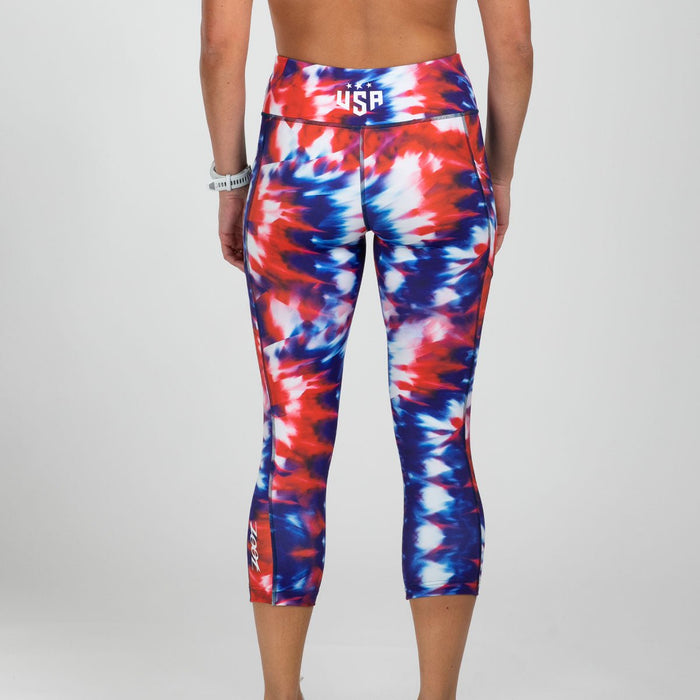 Zoot Sports RUN BOTTOMS Women's Ltd Run Pulse Capri - Freedom