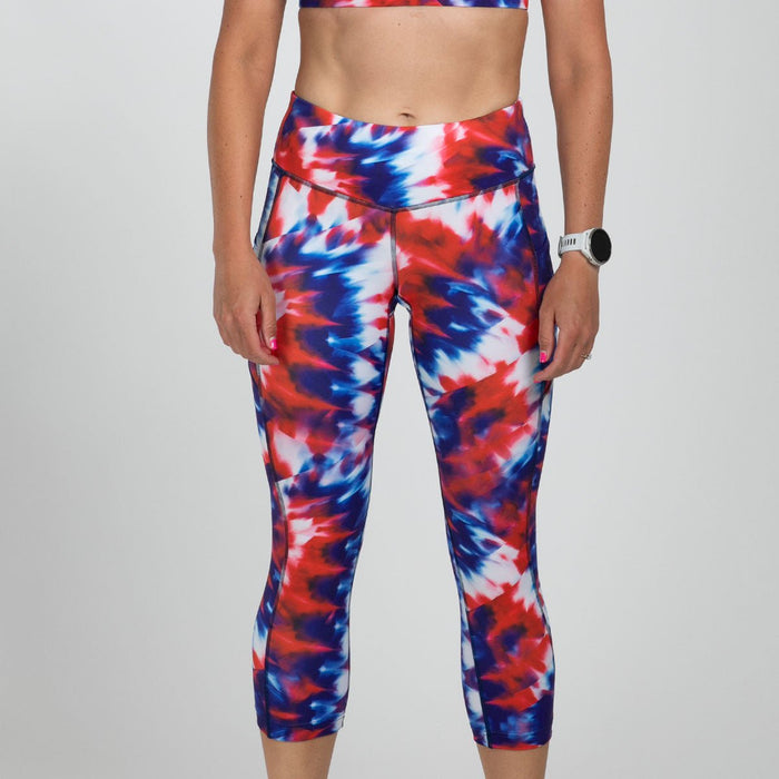 Zoot Sports RUN BOTTOMS Women's Ltd Run Pulse Capri - Freedom