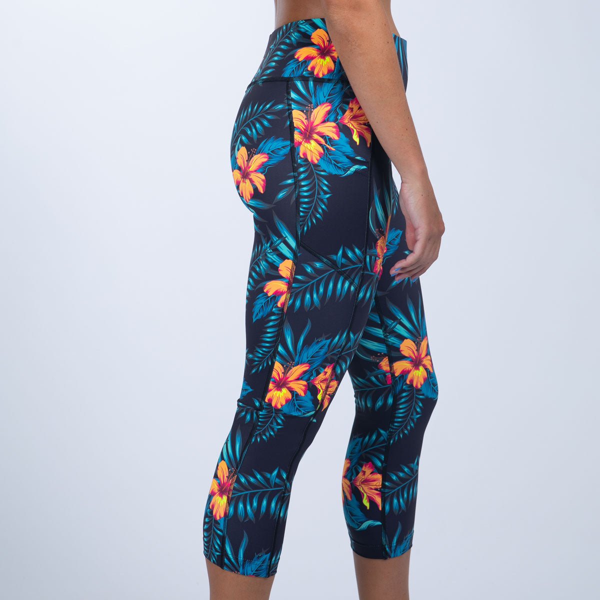 Zoot Sports RUN BOTTOMS Women's Ltd Run Pulse Capri - Hula