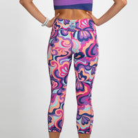 Zoot Sports RUN BOTTOMS Women's Ltd Run Pulse Capri - La Mer