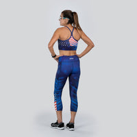 Zoot Sports RUN BOTTOMS Women's LTD Run Pulse Capri - RWB