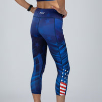 Zoot Sports RUN BOTTOMS Women's LTD Run Pulse Capri - RWB