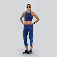 Zoot Sports RUN BOTTOMS Women's LTD Run Pulse Capri - RWB