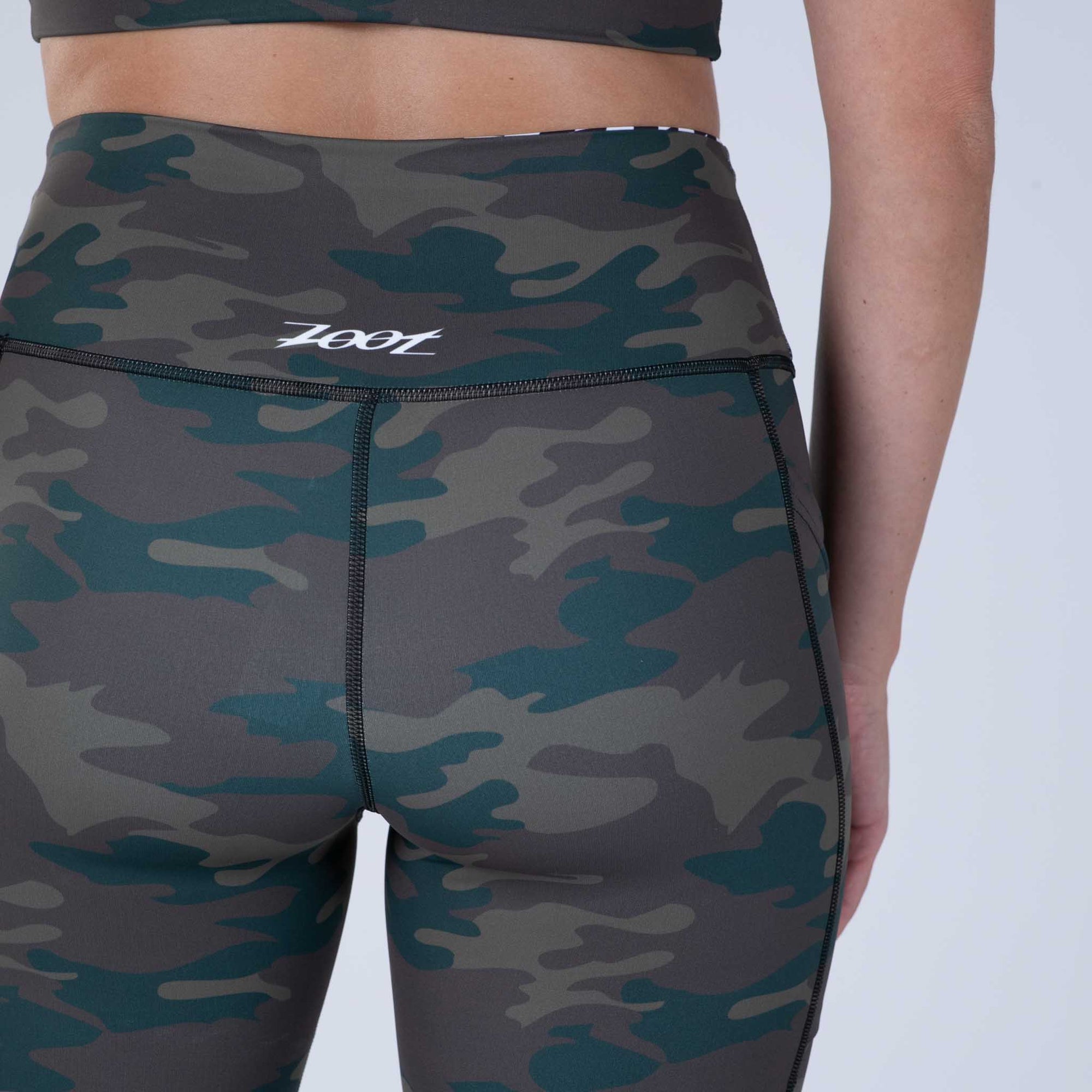 Zoot Sports RUN BOTTOMS Women's Ltd Run Pulse Long Short - Cali Camo