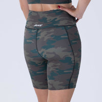 Zoot Sports RUN BOTTOMS Women's Ltd Run Pulse Long Short - Cali Camo