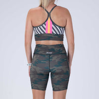 Zoot Sports RUN BOTTOMS Women's Ltd Run Pulse Long Short - Cali Camo