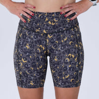 Zoot Sports RUN BOTTOMS Women's Ltd Run Pulse Long Short - Cheetah