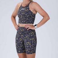 Zoot Sports RUN BOTTOMS Women's Ltd Run Pulse Long Short - Cheetah