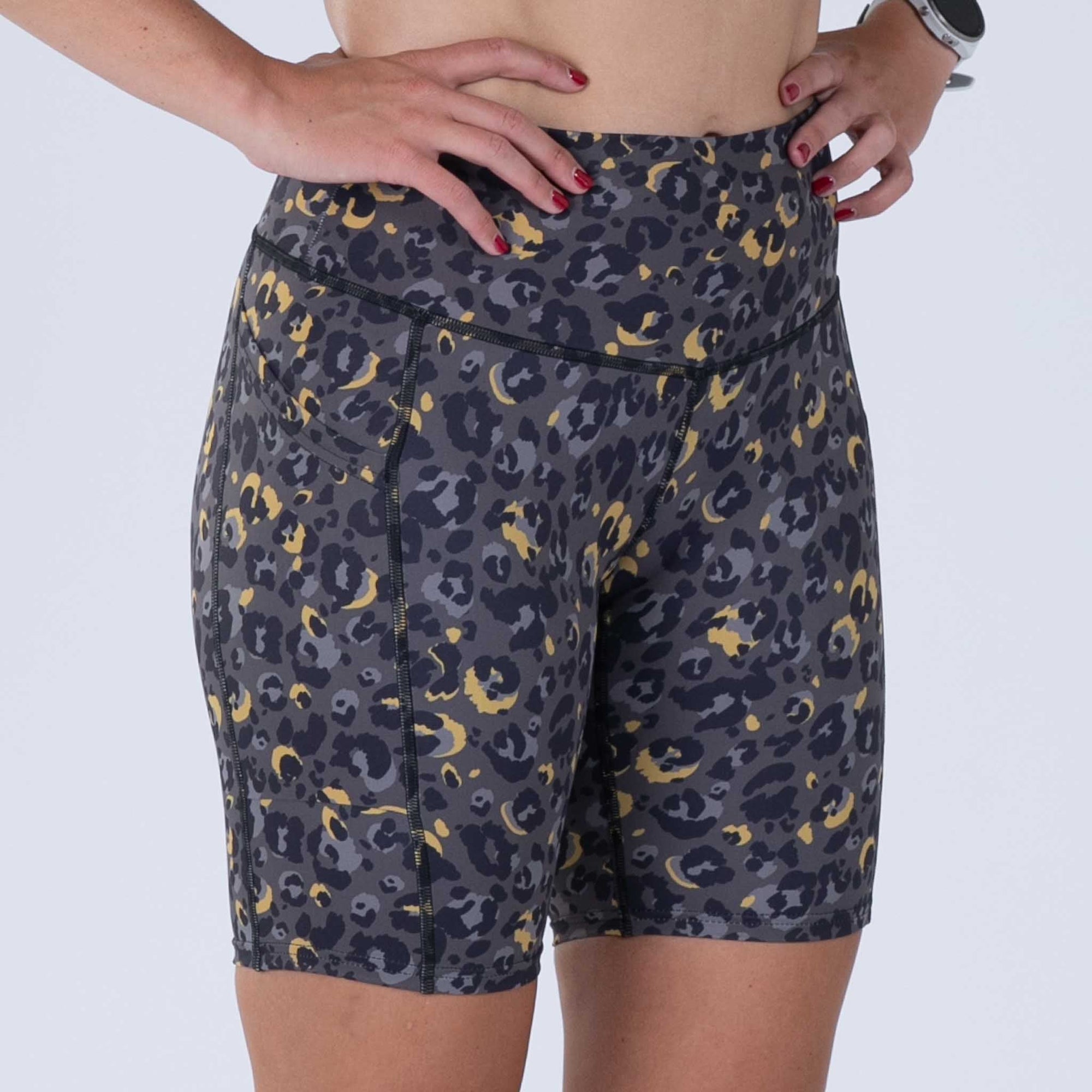 Zoot Sports RUN BOTTOMS Women's Ltd Run Pulse Long Short - Cheetah