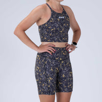 Zoot Sports RUN BOTTOMS Women's Ltd Run Pulse Long Short - Cheetah