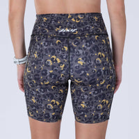 Zoot Sports RUN BOTTOMS Women's Ltd Run Pulse Long Short - Cheetah