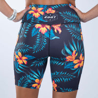 Zoot Sports RUN BOTTOMS Women's Ltd Run Pulse Long Short - Hula