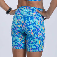 Zoot Sports RUN BOTTOMS Women's Ltd Run Pulse Long Short - Koa Blue