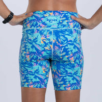 Zoot Sports RUN BOTTOMS Women's Ltd Run Pulse Long Short - Koa Blue