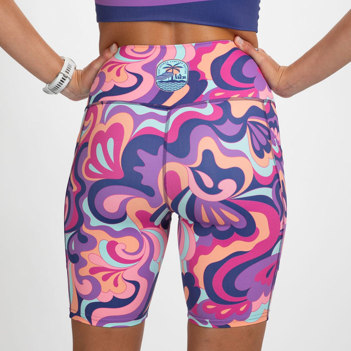 Zoot Sports RUN BOTTOMS Women's Ltd Run Pulse Long Short - La Mer