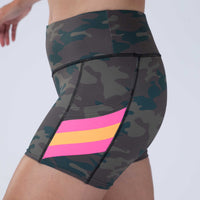 Zoot Sports RUN BOTTOMS Women's Ltd Run Pulse Short - Cali Camo