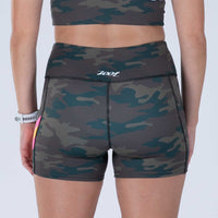 Zoot Sports RUN BOTTOMS Women's Ltd Run Pulse Short - Cali Camo