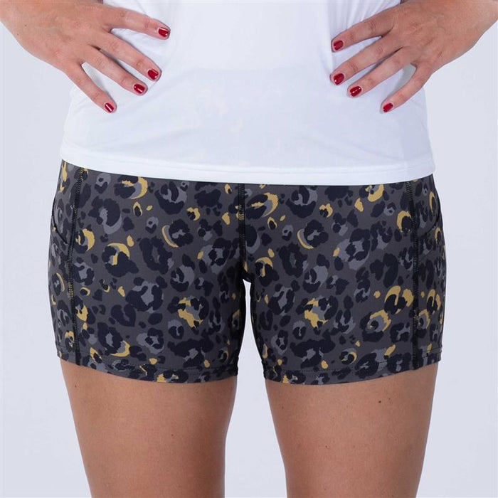 Zoot Sports RUN BOTTOMS Women's Ltd Run Pulse Short - Cheetah