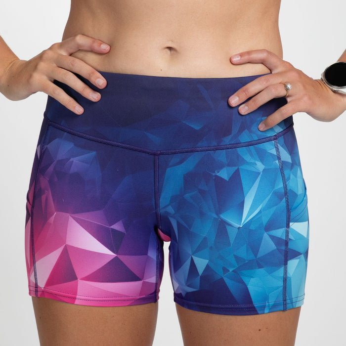 Zoot Sports RUN BOTTOMS Women's Ltd Run Pulse Short - Crystal