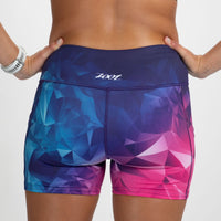 Zoot Sports RUN BOTTOMS Women's Ltd Run Pulse Short - Crystal