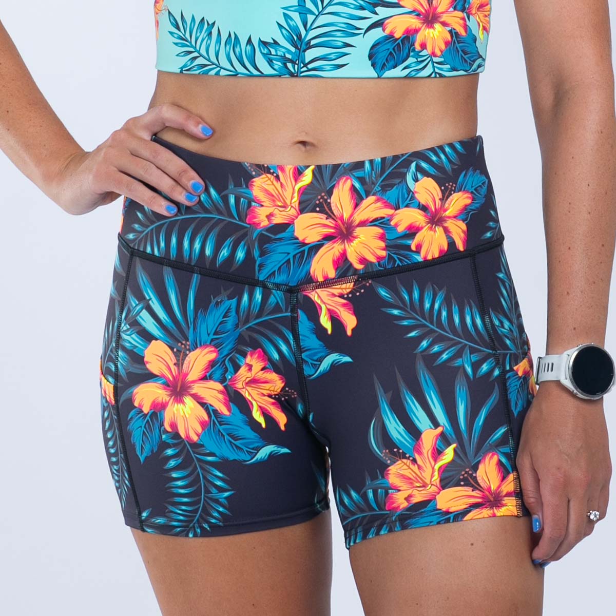 Zoot Sports RUN BOTTOMS Women's Ltd Run Pulse Short - Hula